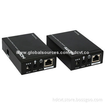 HDMI Extenders, Over Single 50m/164ft UTP Cables with IR Control